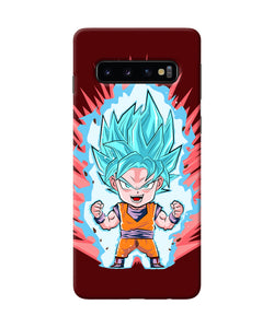 Goku Little Character Samsung S10 Back Cover