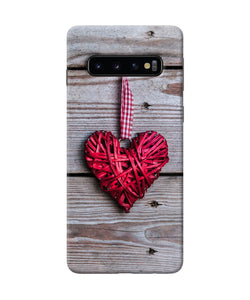 Lace Heart Samsung S10 Back Cover