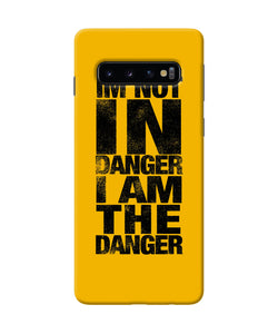 Im Not In Danger Quote Samsung S10 Back Cover