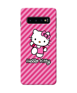 Hello Kitty Pink Samsung S10 Back Cover