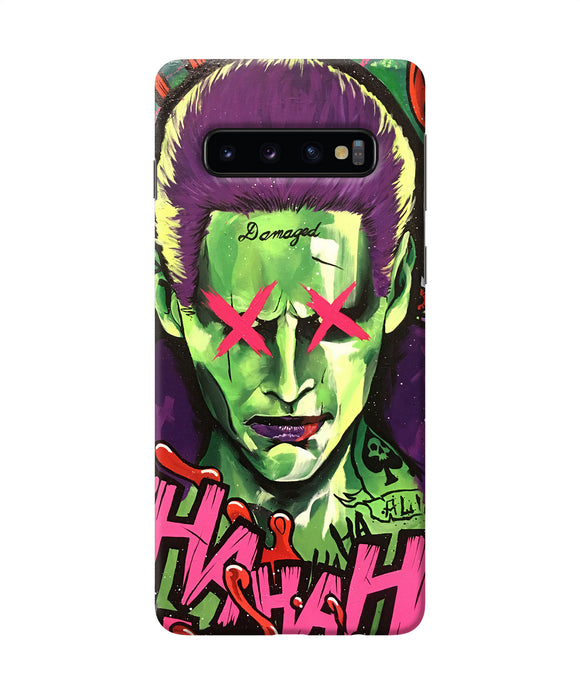 Damaged Joker Anim Samsung S10 Back Cover