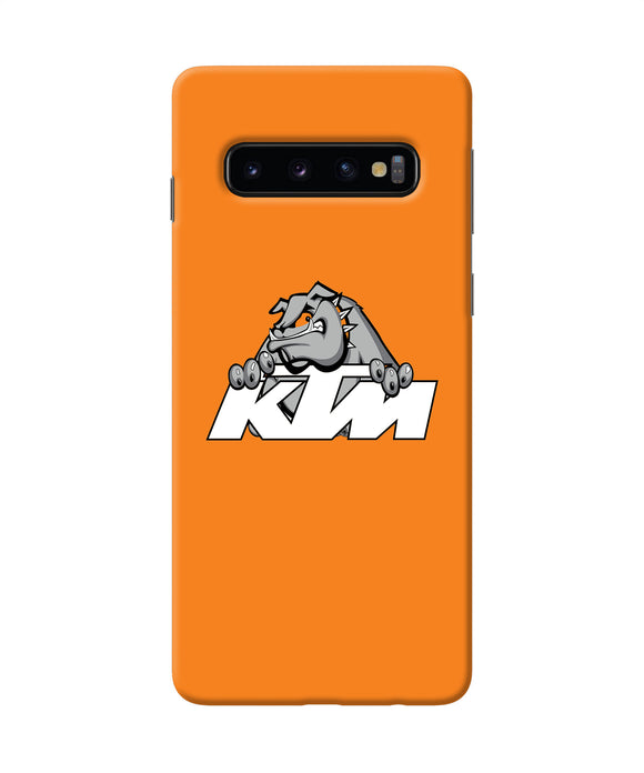 Ktm Dog Logo Samsung S10 Back Cover