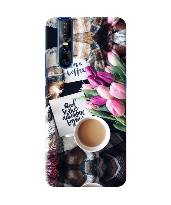 Love Coffee Quotes Vivo V15 Pro Back Cover