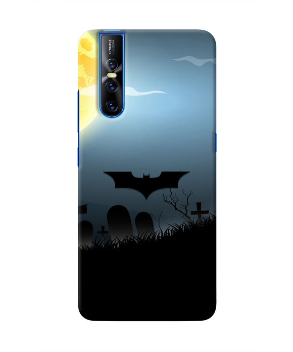 Batman Scary cemetry Vivo V15 Pro Real 4D Back Cover