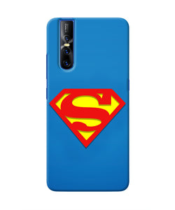 Superman Blue Vivo V15 Pro Real 4D Back Cover