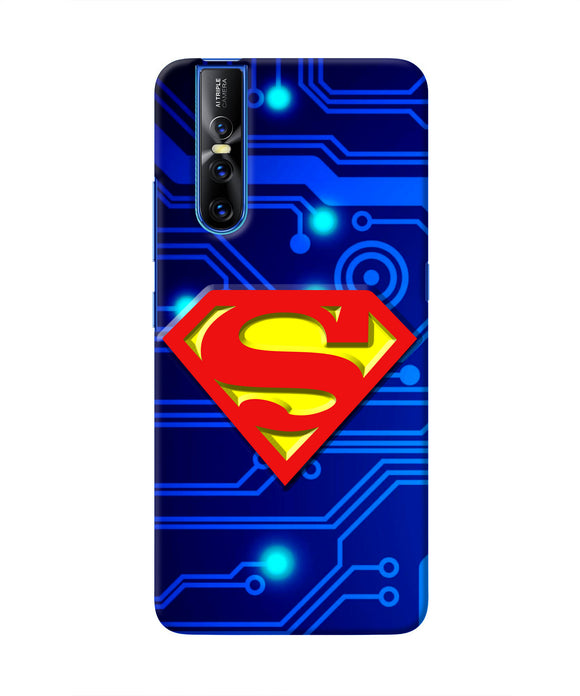 Superman Abstract Vivo V15 Pro Real 4D Back Cover