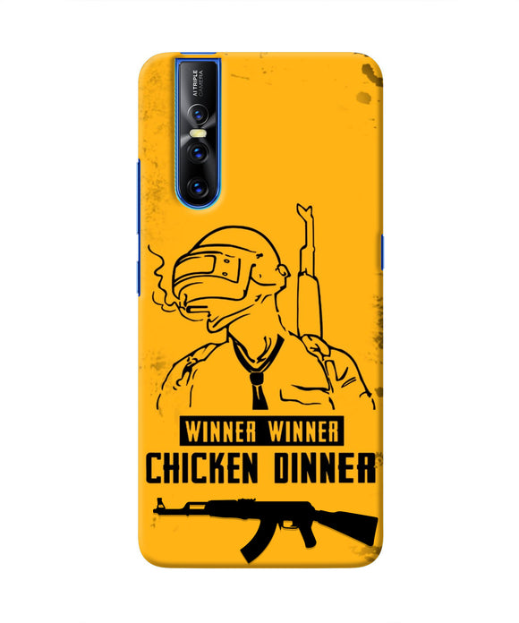 PUBG Chicken Dinner Vivo V15 Pro Real 4D Back Cover