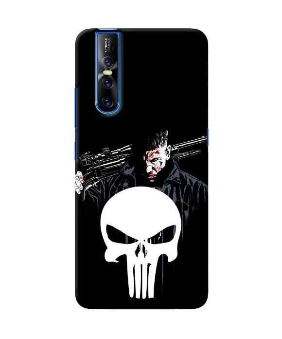 Punisher Character Vivo V15 Pro Real 4D Back Cover