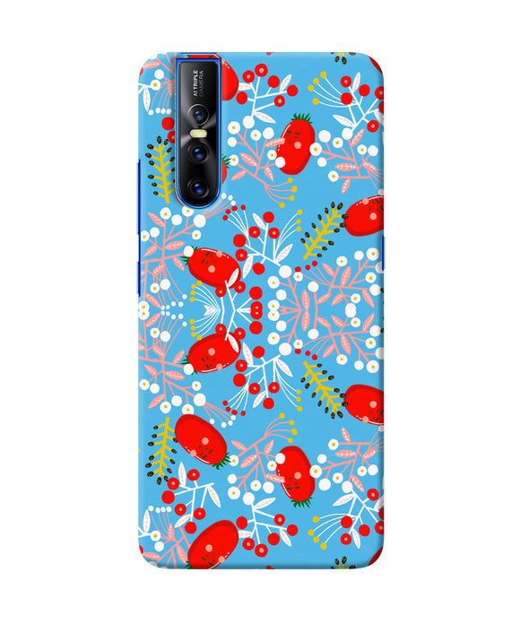 Small Red Animation Pattern Vivo V15 Pro Back Cover
