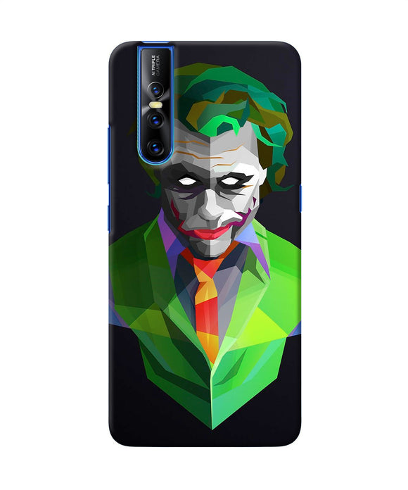 Abstract Dark Knight Joker Vivo V15 Pro Back Cover