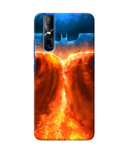 Burning Batman Logo Vivo V15 Pro Back Cover