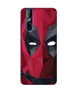 Abstract Deadpool Mask Vivo V15 Pro Back Cover