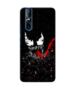 Venom Black Poster Vivo V15 Pro Back Cover