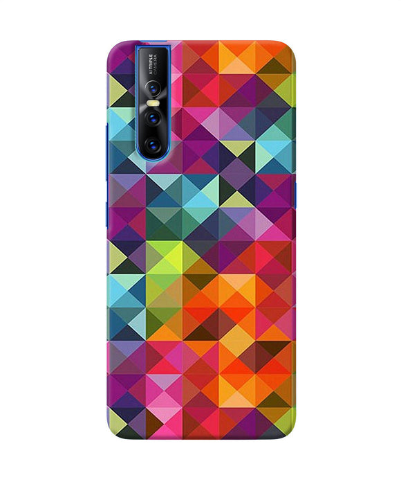 Abstract Triangle Pattern Vivo V15 Pro Back Cover