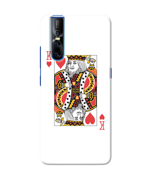 Heart King Card Vivo V15 Pro Back Cover