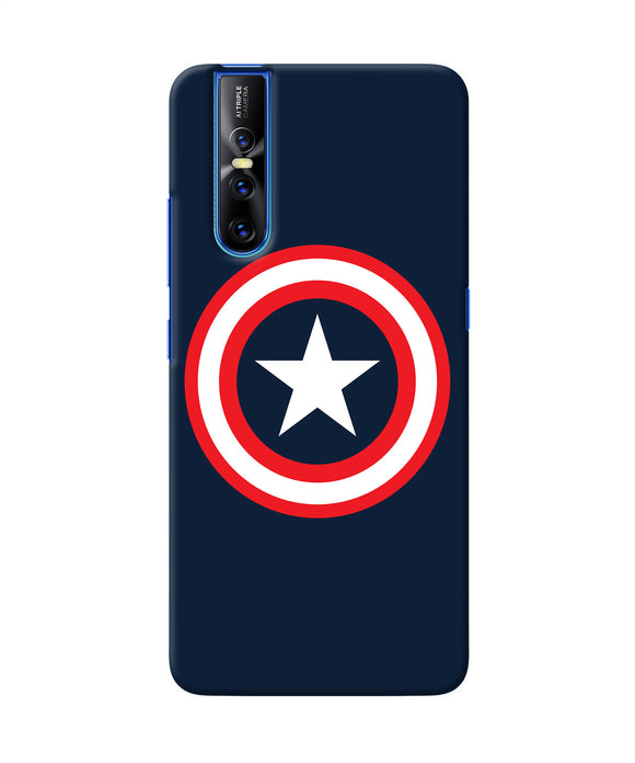 Captain America Logo Vivo V15 Pro Back Cover