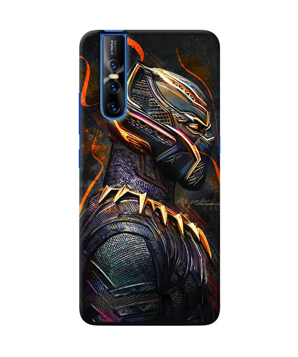 Black Panther Side Face Vivo V15 Pro Back Cover