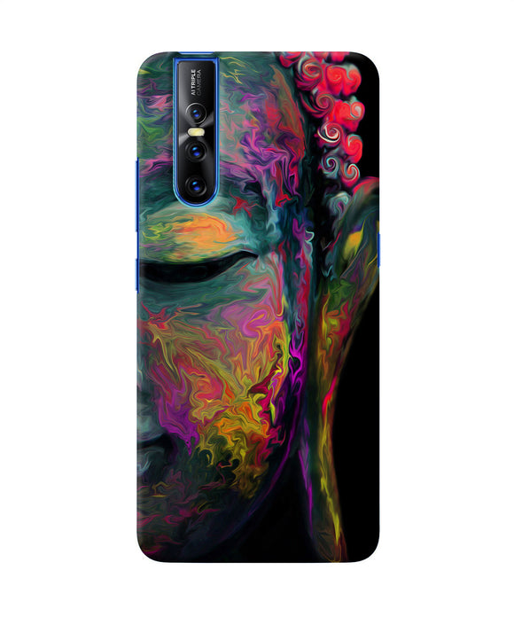 Buddha Face Painting Vivo V15 Pro Back Cover