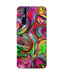 Abstract Colorful Ink Vivo V15 Pro Back Cover