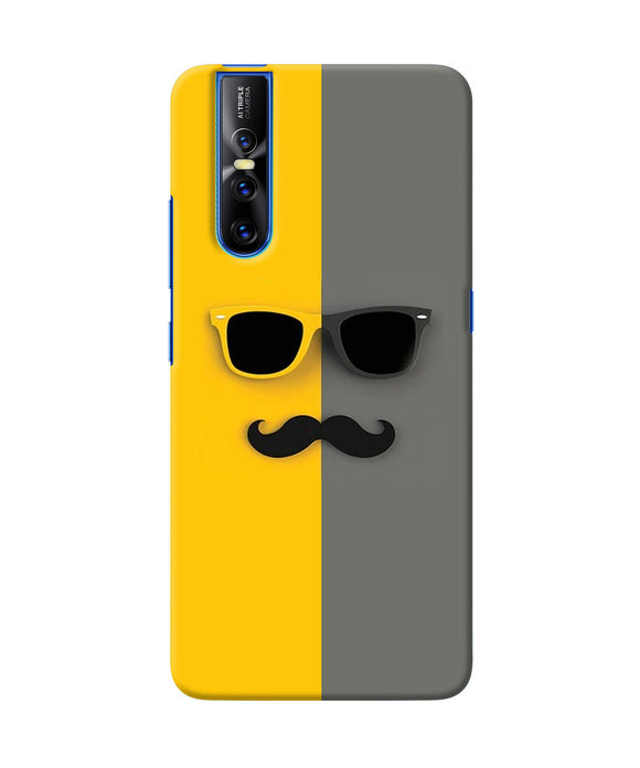 Mustache Glass Vivo V15 Pro Back Cover - Main Image