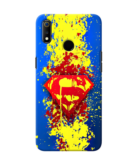 Superman Logo Realme 3 Back Cover