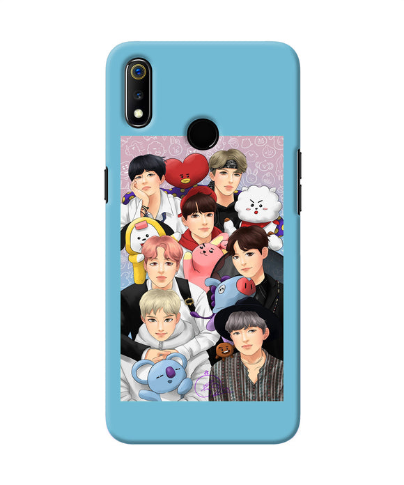 BTS with animals Realme Back Cover Case Online at Best Price
