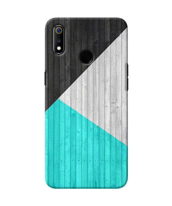 Wooden Abstract Realme 3 Back Cover