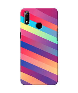 Stripes color Realme 3 Back Cover