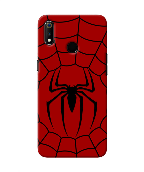 Spiderman Web Realme 3 Real 4D Back Cover