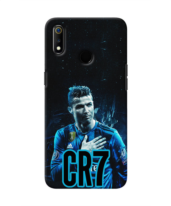 Christiano Ronaldo Blue Realme 3 Real 4D Back Cover