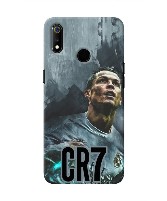 Christiano Ronaldo Grey Realme 3 Real 4D Back Cover