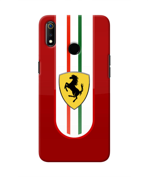 Ferrari Art Realme 3 Real 4D Back Cover