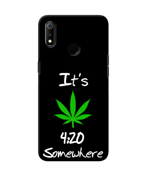 Weed Quote Realme 3 Real 4D Back Cover