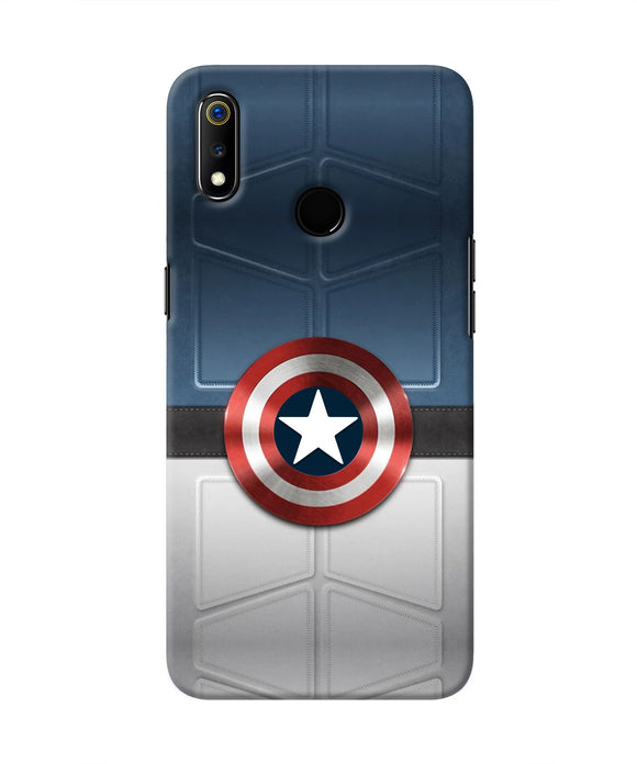 Captain America Suit Realme 3 Real 4D Back Cover