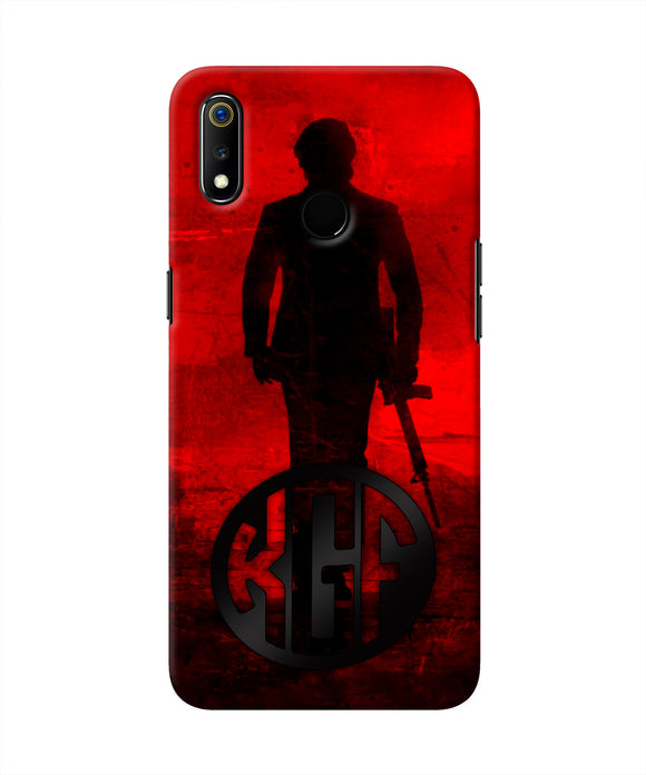 Rocky Bhai K G F Chapter 2 Logo Realme 3 Real 4D Back Cover