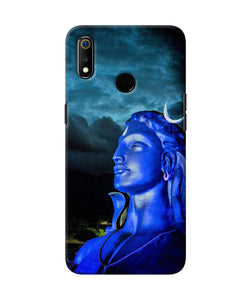 Adiyogi Blue Realme 3 Back Cover