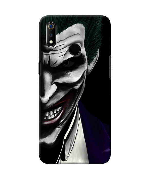 The Joker Black Realme 3 Back Cover