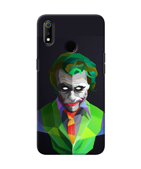 Abstract Joker Realme 3 Back Cover