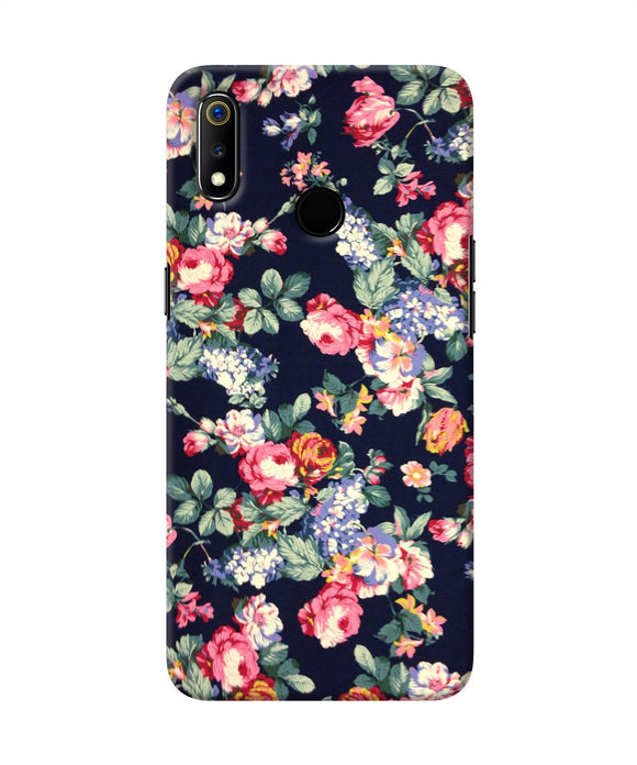 Natural Flower Print Realme 3 Back Cover