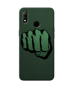 Hulk Smash Logo Realme 3 Back Cover