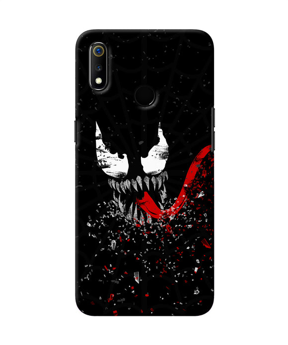 Venom Black Poster Realme 3 Back Cover