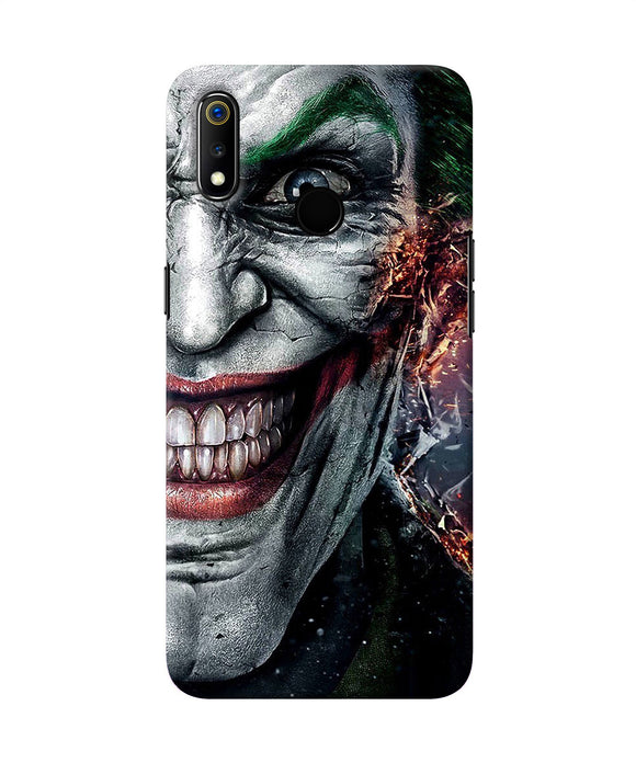 Joker Half Face Realme 3 Back Cover