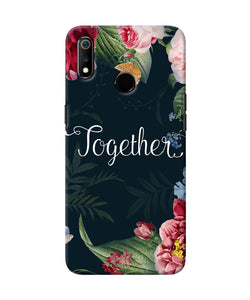 Together Flower Realme 3 Back Cover