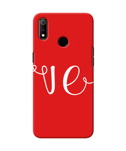 Love Two Realme 3 Back Cover