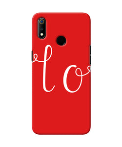 Love One Realme 3 Back Cover