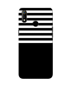 Black And White Print Realme 3 Back Cover