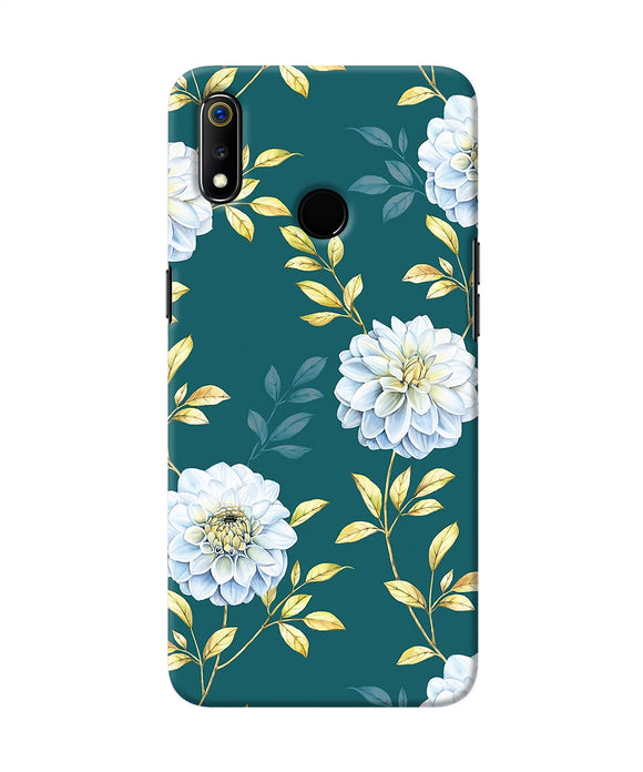 Flower Canvas Realme 3 Back Cover