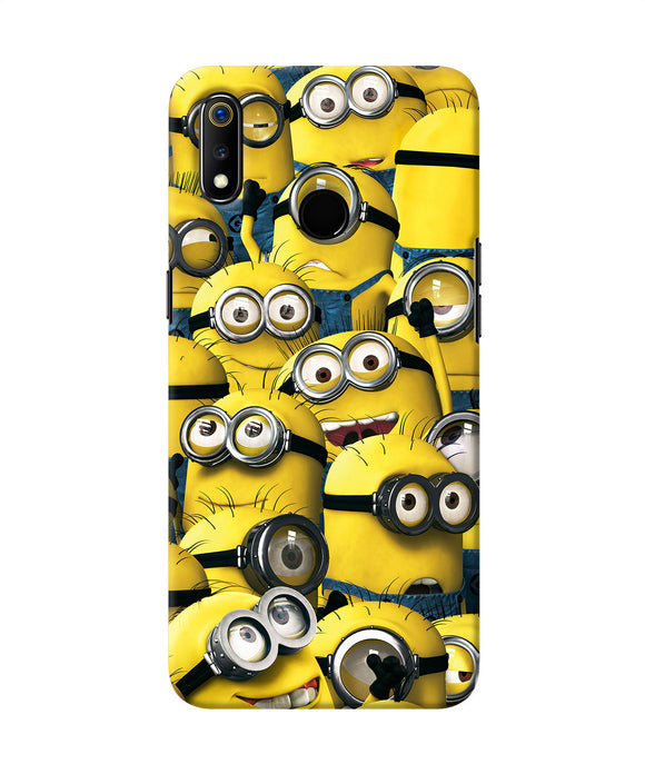 Minions Crowd Realme 3 Back Cover