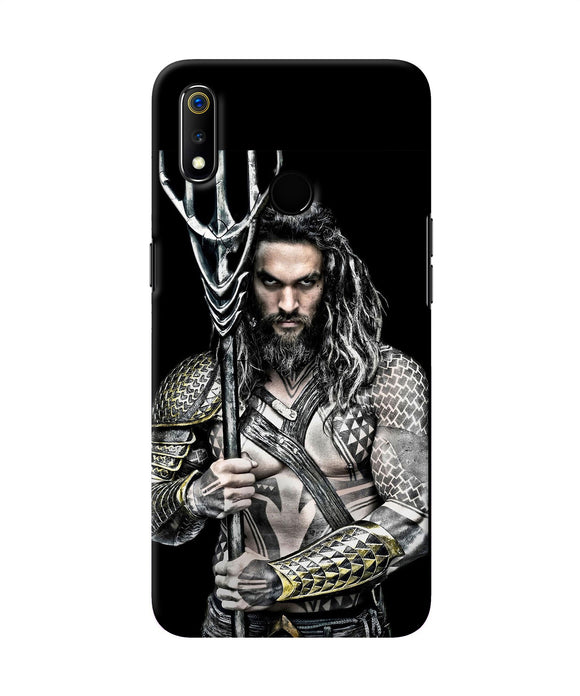 Aquaman Trident Black Realme 3 Back Cover