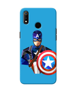 Captain America Character Realme 3 Back Cover